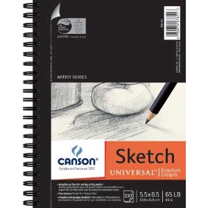 One of Randy Cantrell's favorite notebooks - the Canson Universal Sketchpad