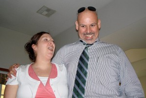 Renae and me enjoying a laugh