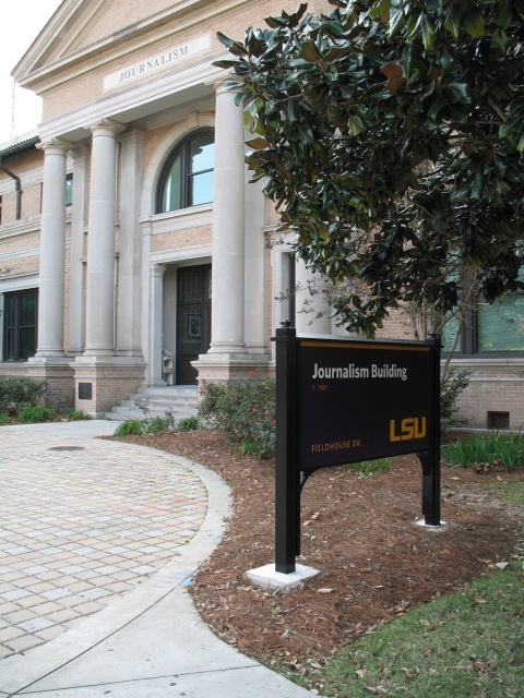 LSU School of Journalism (front entrance)