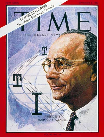 Time Magazine cover - September 8, 1967 - Harold Geneen