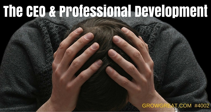 The CEO & Professional Development - GROW GREAT Podcast Episode 4002