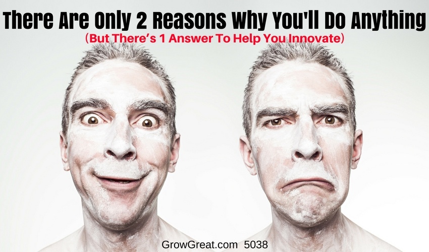 There Are Only 2 Reasons Why You’ll Do Anything (But There’s 1 Answer To Help You Innovate) – 5038