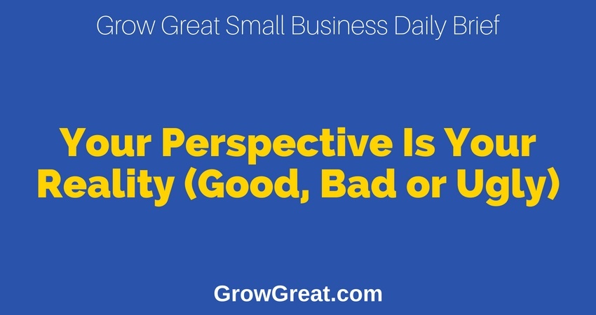 Your Perspective Is Your Reality (Good, Bad or Ugly) – Grow Great Small Business Daily Brief – July 2, 2018