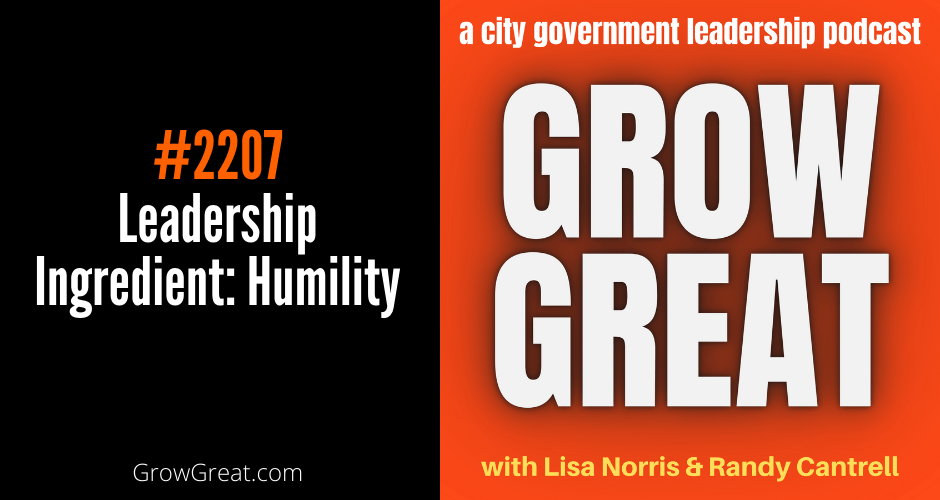 #2207 - Leadership Ingredient- Humility