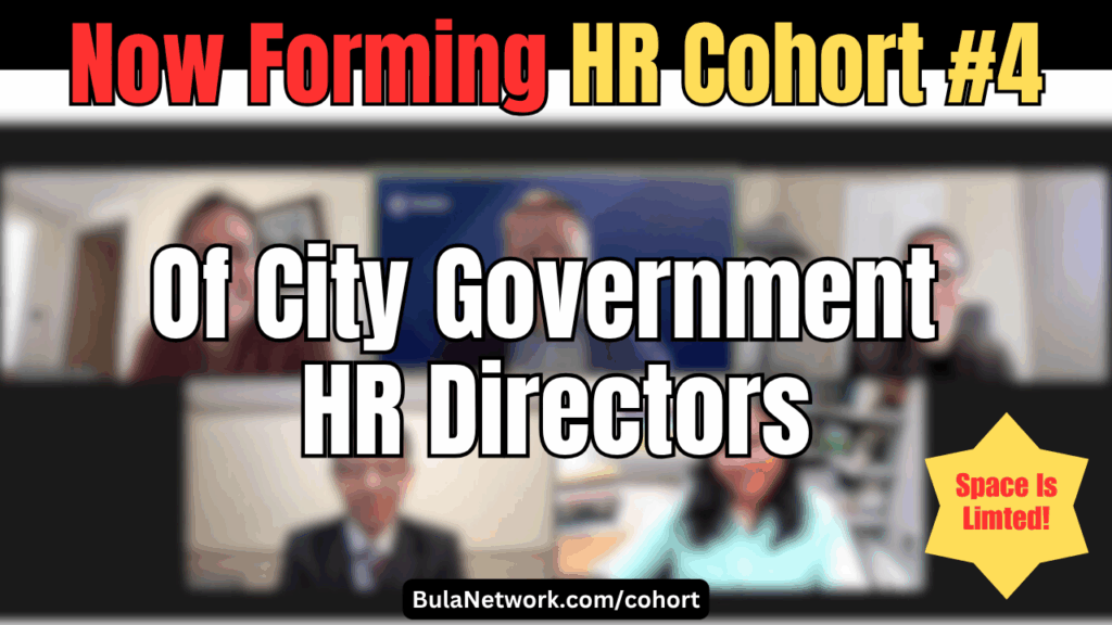 Cohort For City HR Directors - Accepting Applications Now