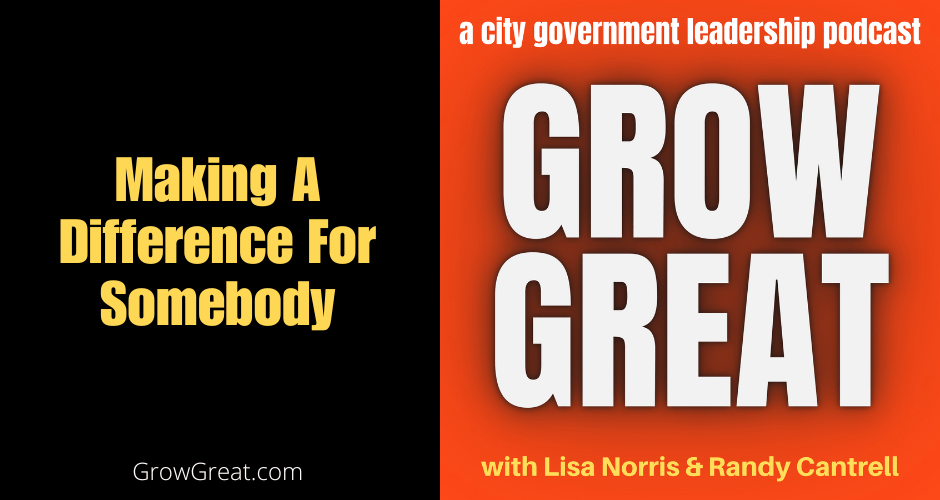 Making A Difference For Somebody